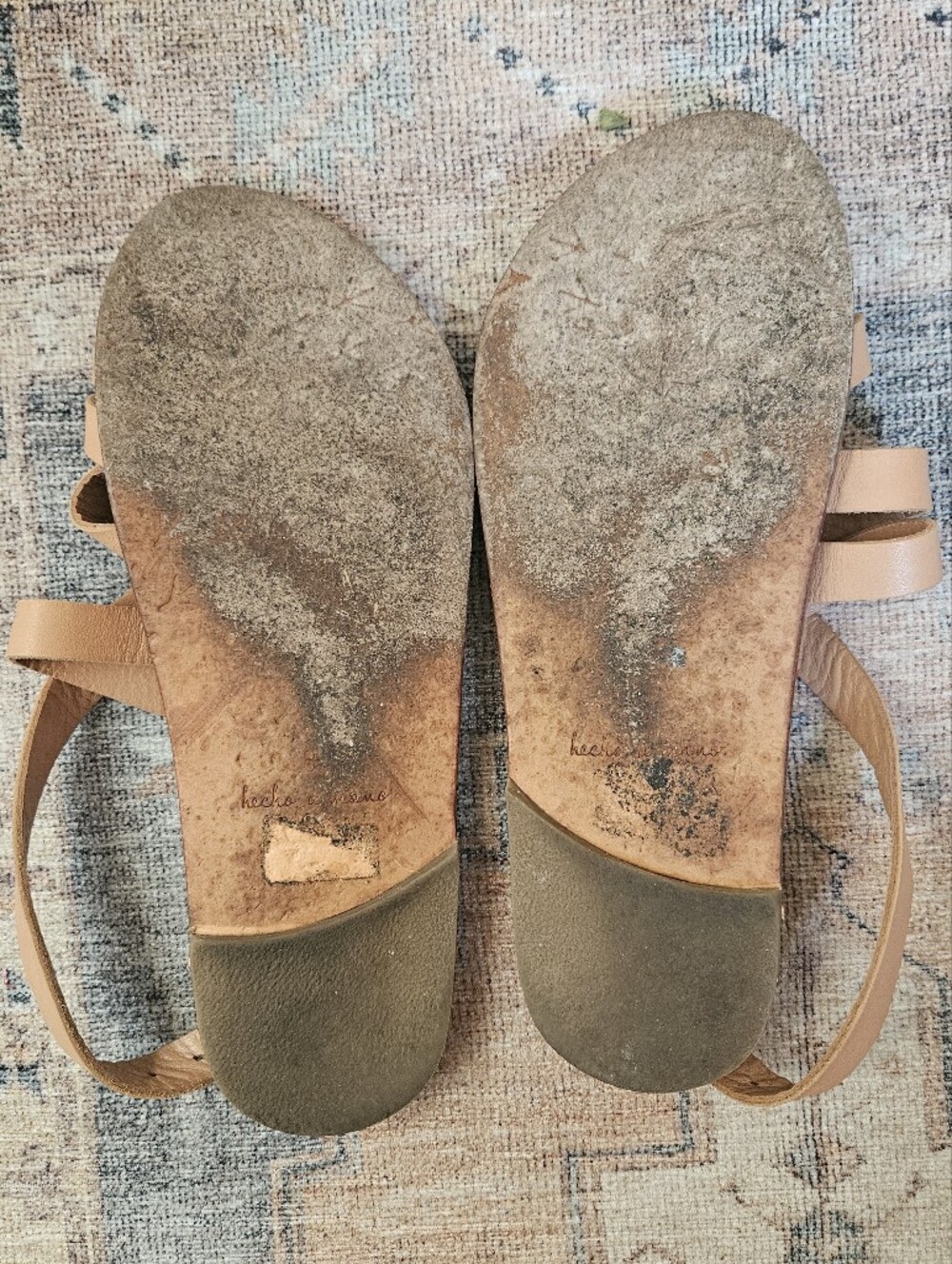 beek Tan Leather Multi-Strap Gannett Sandals - Picture 4 of 9